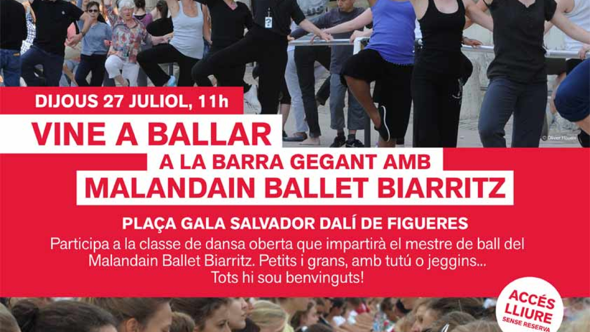 Participa a la barra gegant de Malandain Ballet Biarritz