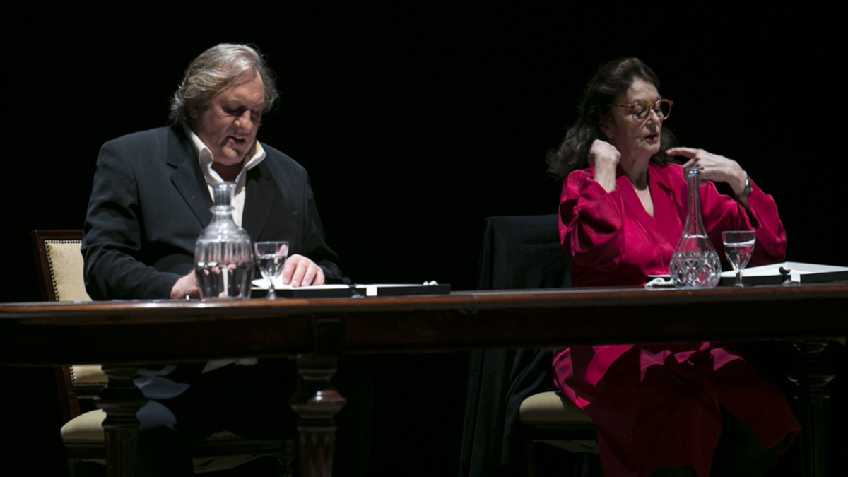 Cartas de amor en el escenario del Festival de Peralada con dos grandes de la interpretación: Gérard Depardieu y Anouk Aimée