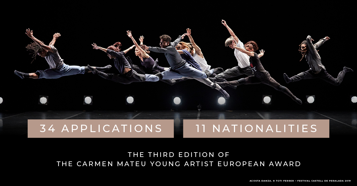 ANUNCIO GANADOR III EDICIÓN PREMIO CARMEN MATEU YOUNG ARTIST EUROPEAN AWARD, OPERA AND DANCE