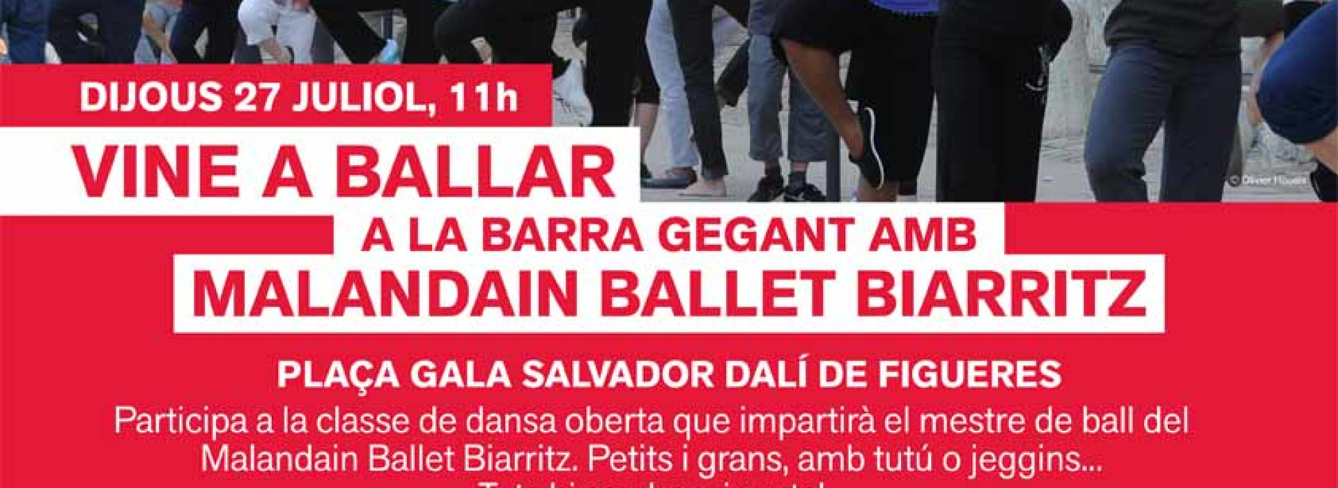 Participa a la barra gegant de Malandain Ballet Biarritz Participa a la barra gegant de Malandain Ballet Biarritz