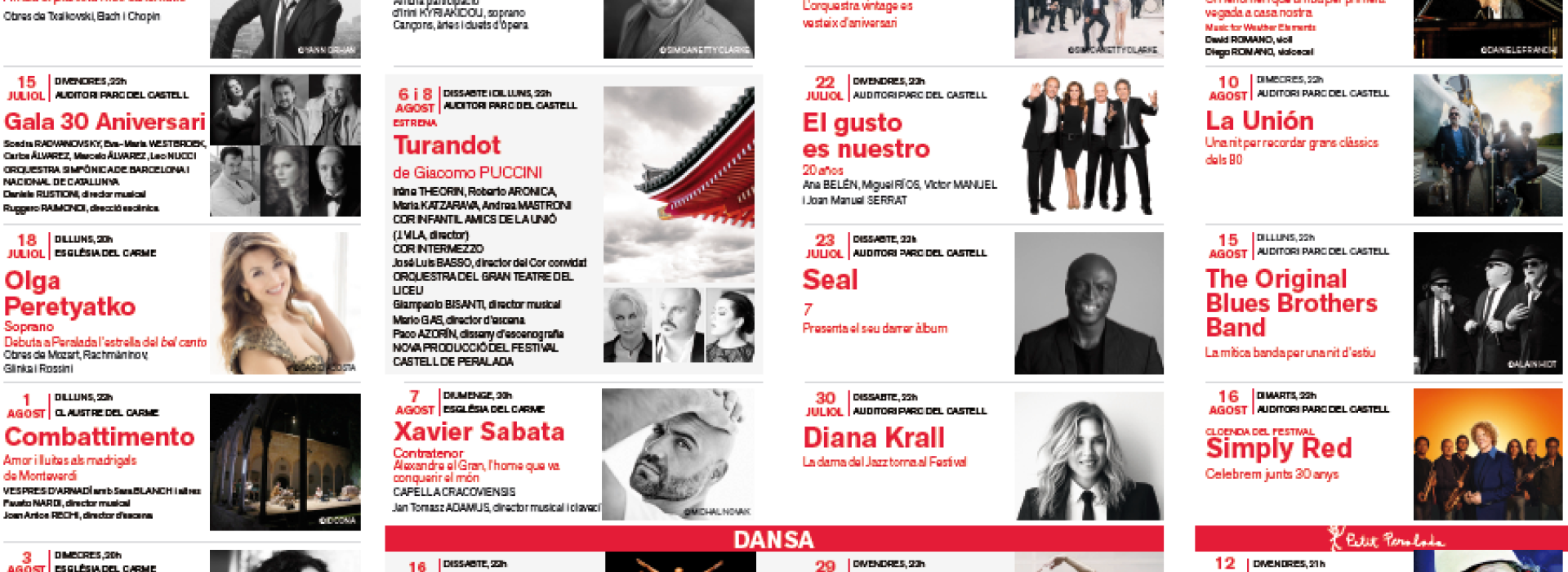 30th Anniversary Festival Castell de Peralada